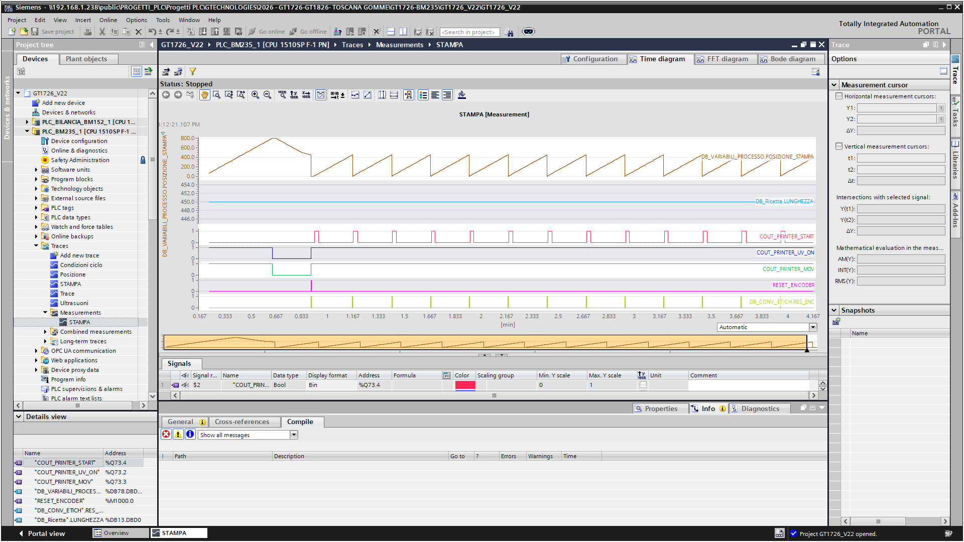 Programmazione PLC Siemens TIA Portal RB Technologies 3