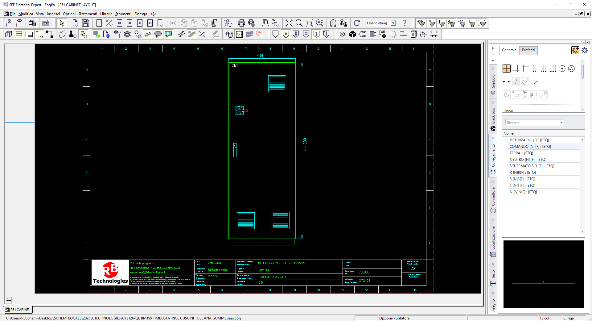 Progettazione CAD elettrica RB Technologies 4