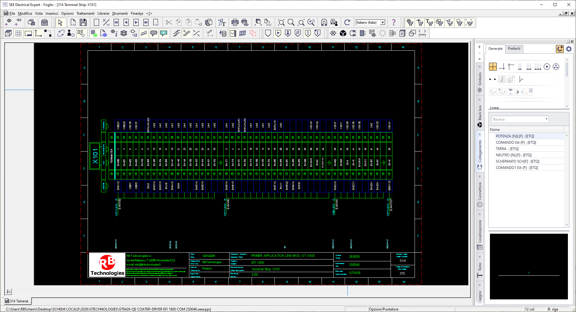 Progettazione CAD elettrica RB Technologies 5