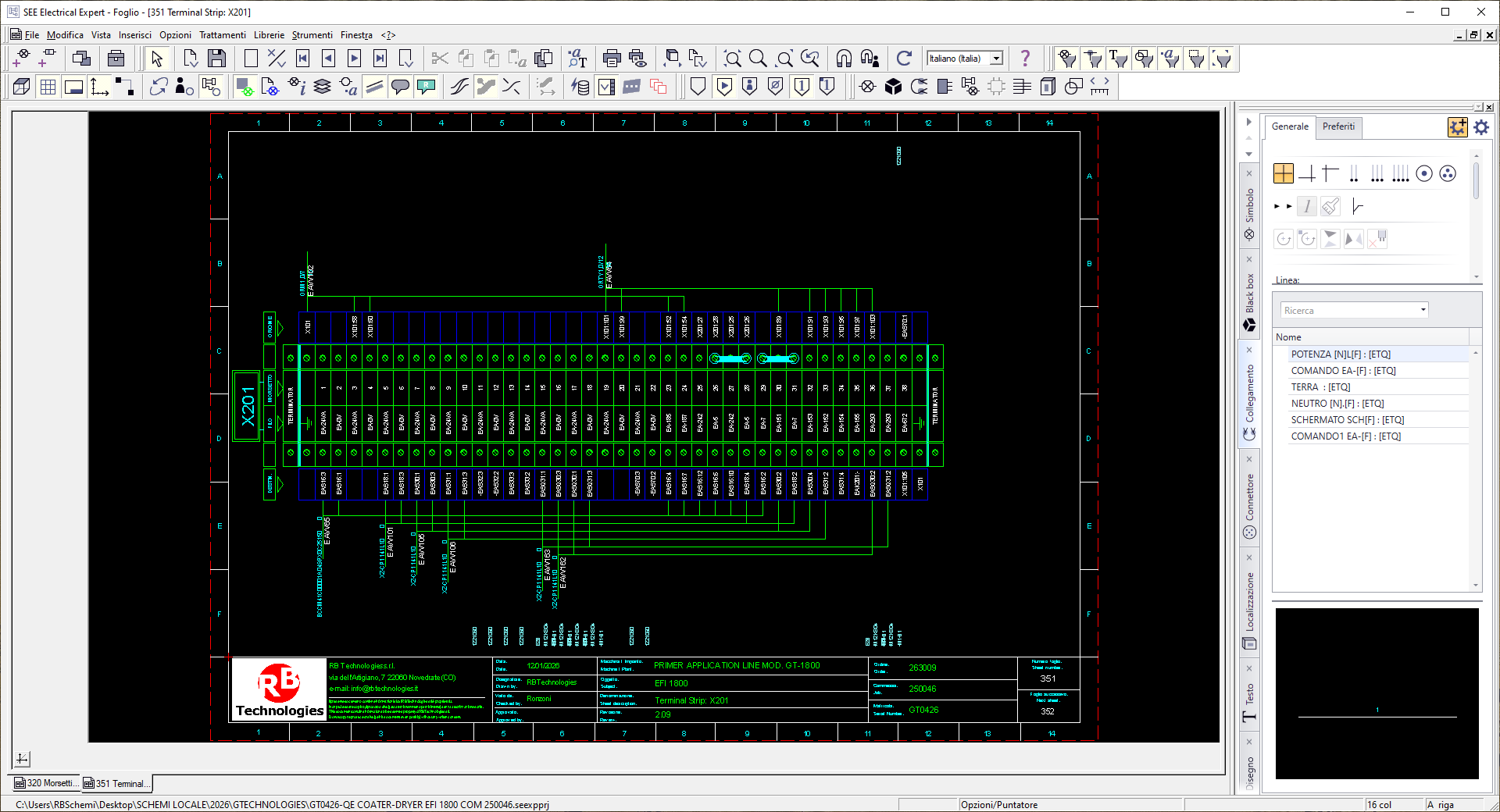 Progettazione CAD elettrica RB Technologies 6