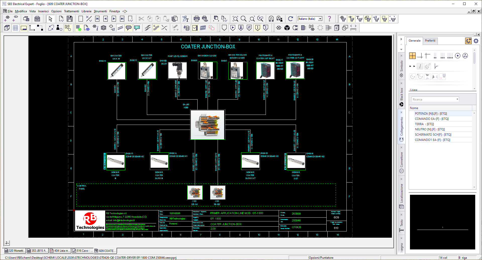 Progettazione CAD elettrica RB Technologies 9