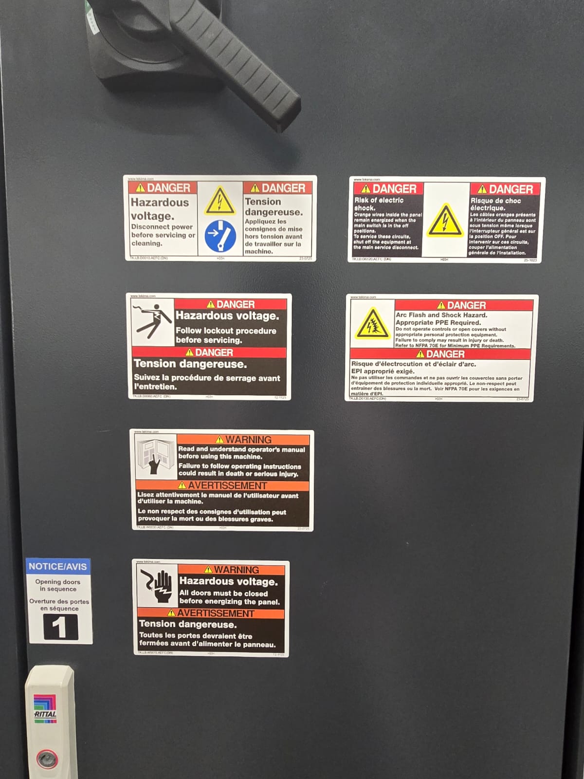 Industrial Control Panel per Stati Uniti e Canada 2
